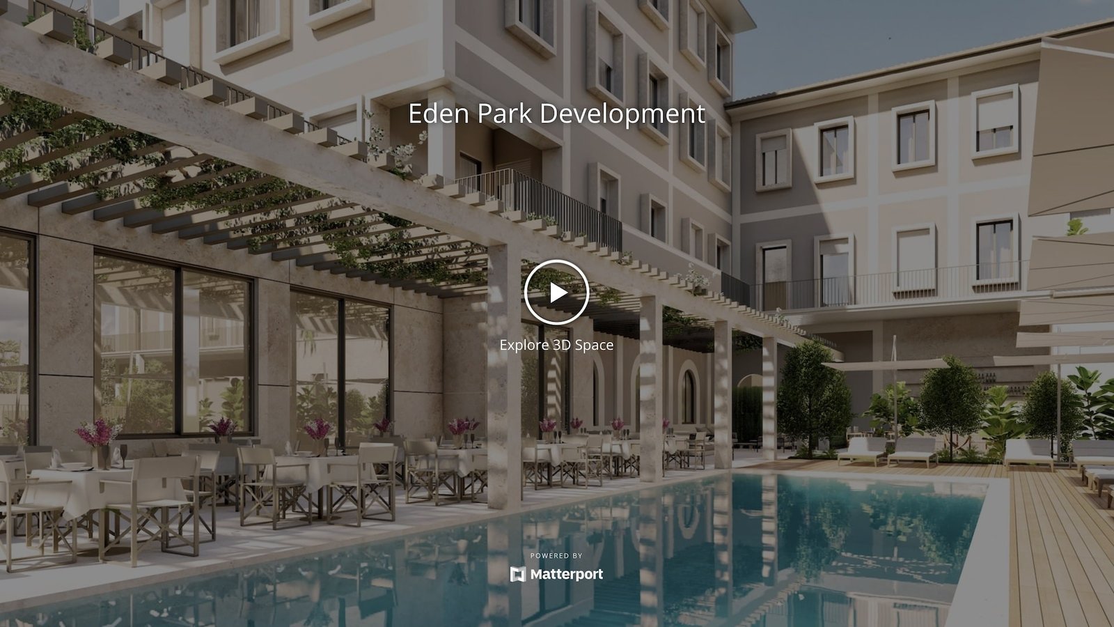 Visite Virtuelle CGI Matterport Appartement Eden Park Hotel